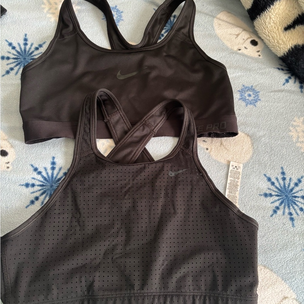 Nike Women's Black Sports Bra Set